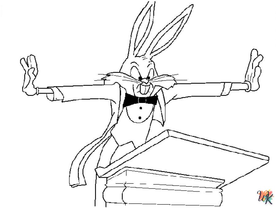 à imprimer coloriage Bugs Bunny