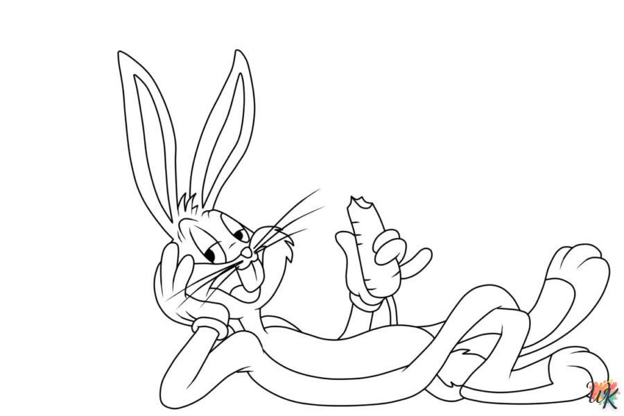 coloriage Bugs Bunny  pour enfant de 8 ans 1