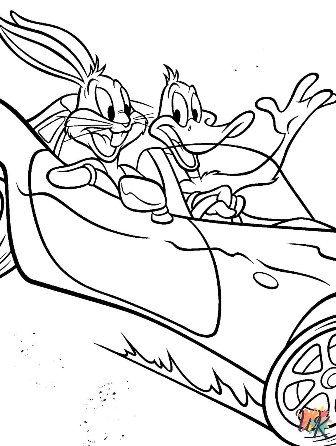 alphabet coloriage Bugs Bunny  en ligne