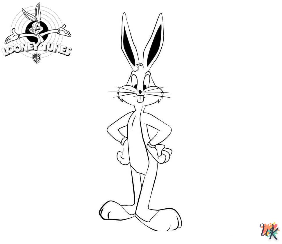 coloriage Bugs Bunny  enfant 2 ans a imprimer 1