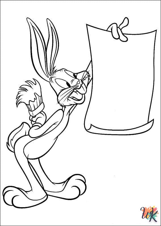 coloriage Bugs Bunny  pour bebe a imprimer