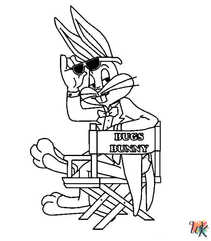 coloriage Bugs Bunny  et dessin a imprimer