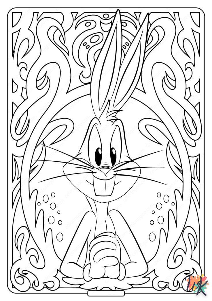 coloriage Bugs Bunny  bebe à imprimer