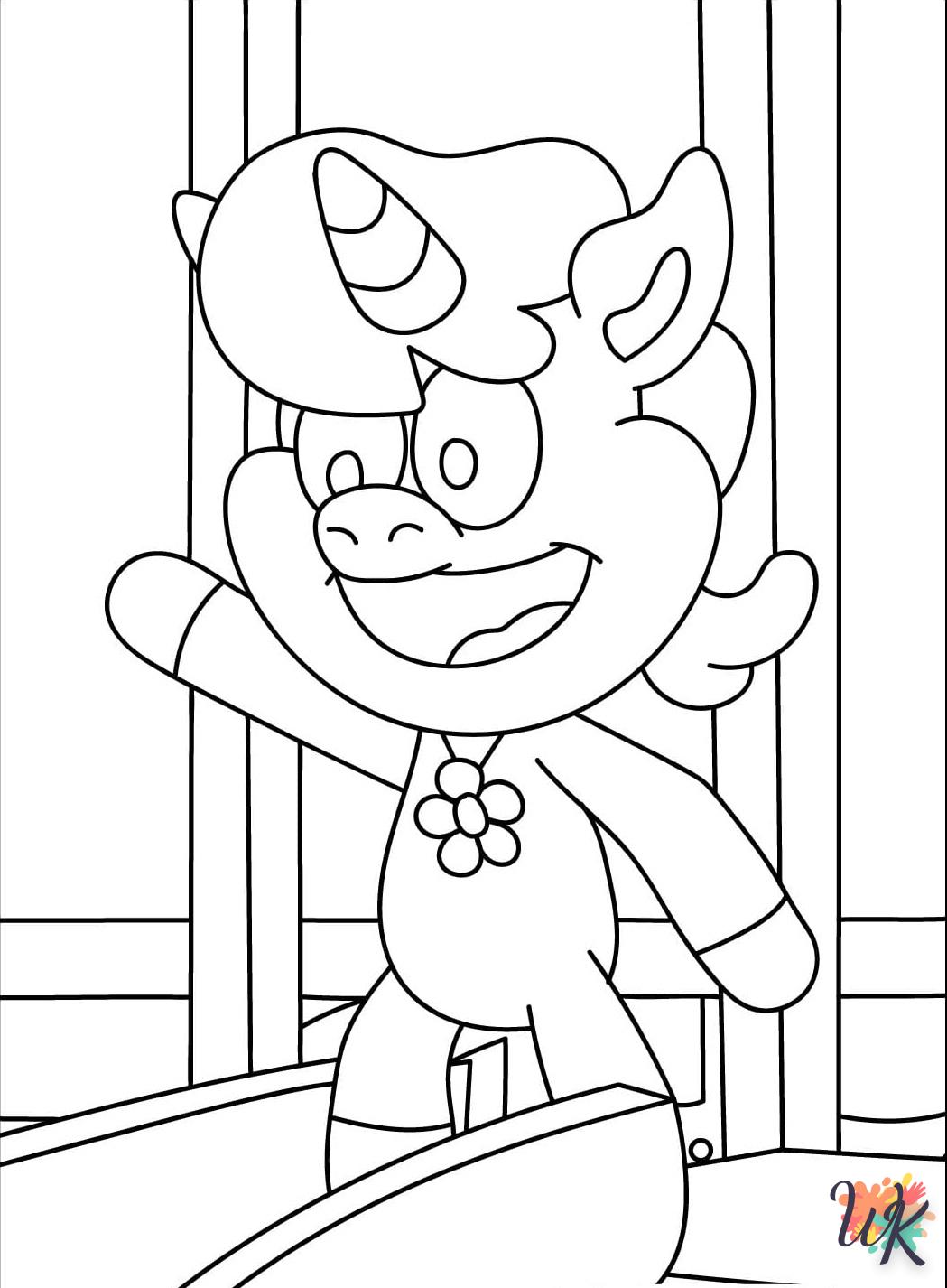 coloriage CraftyCorn  à imprimer gratuitement pdf