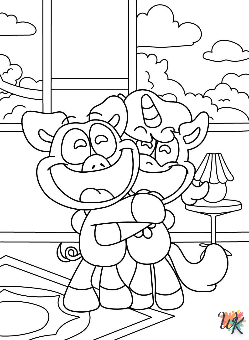 coloriage CraftyCorn  licorne en ligne gratuit à imprimer