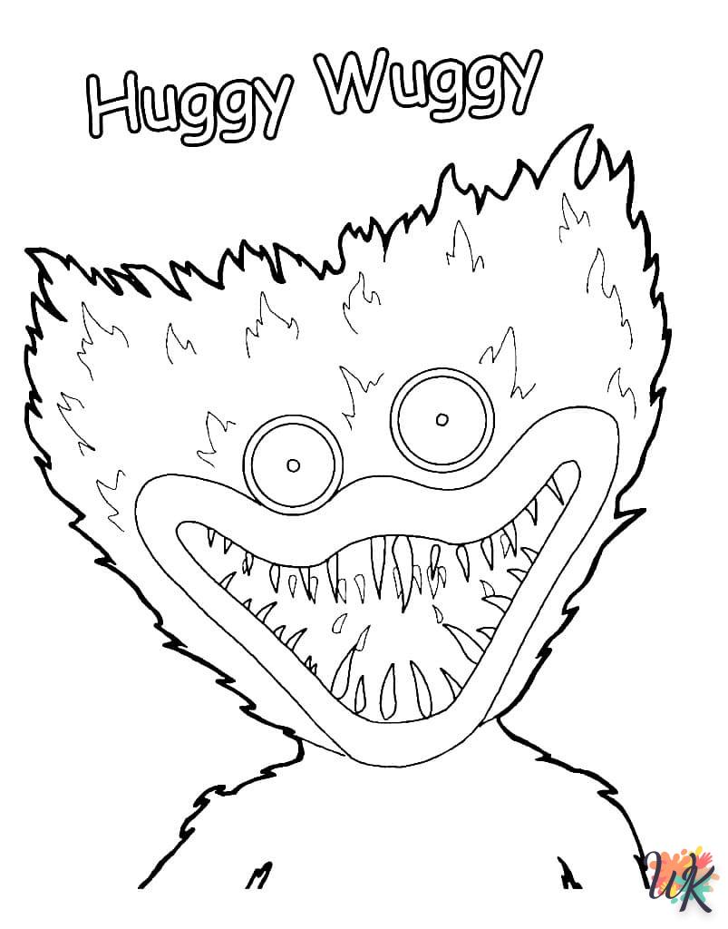 coloriage Huggy Wuggy  magique à faire en ligne 1