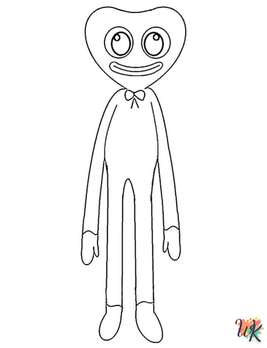 coloriage Huggy Wuggy  pour enfant de 10 ans 1