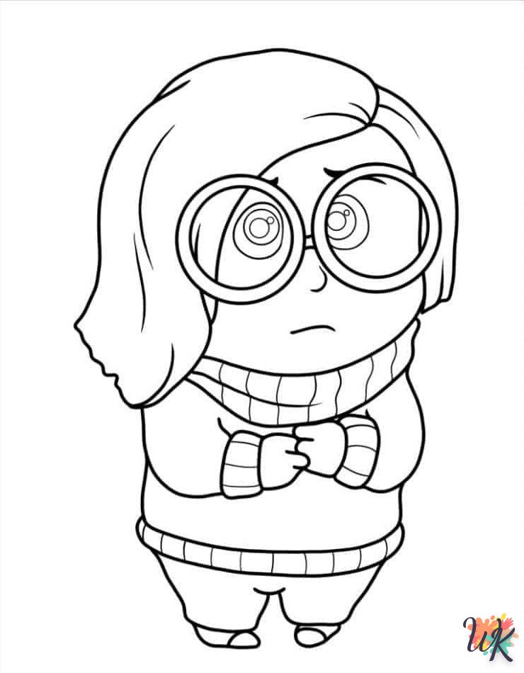 coloriage Inside Out  gratuit à imprimer