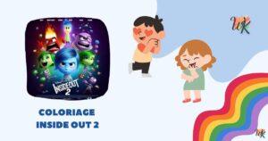 Coloriage Inside Out 2 – Pièces de puzzle émotionnelles