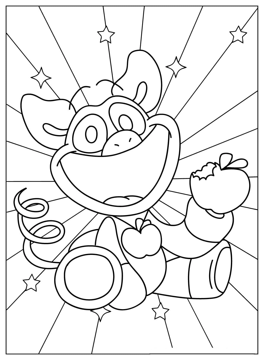 coloriage PickyPiggy  enfant à imprimer