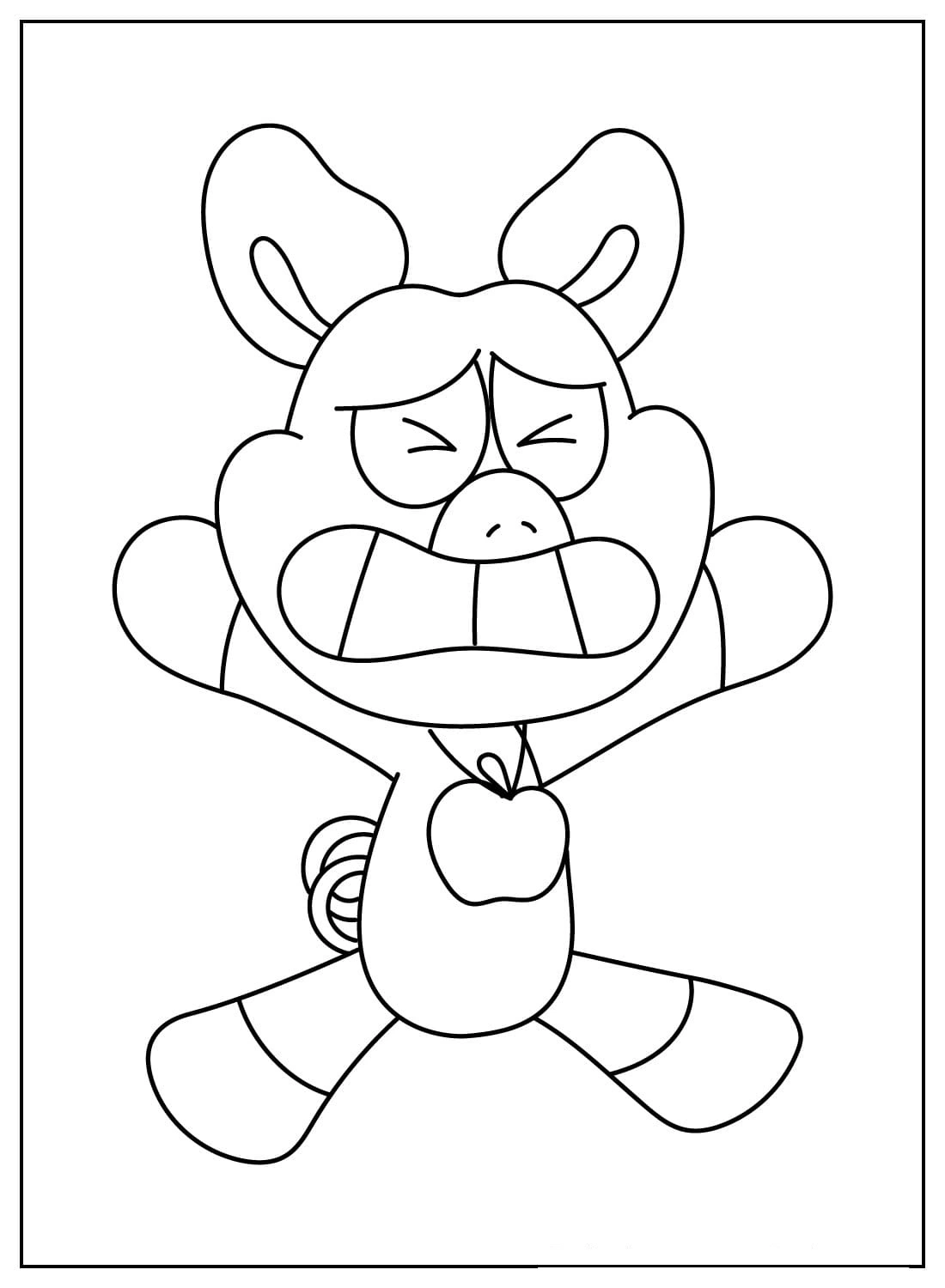 coloriage PickyPiggy  enfant 6 ans à imprimer