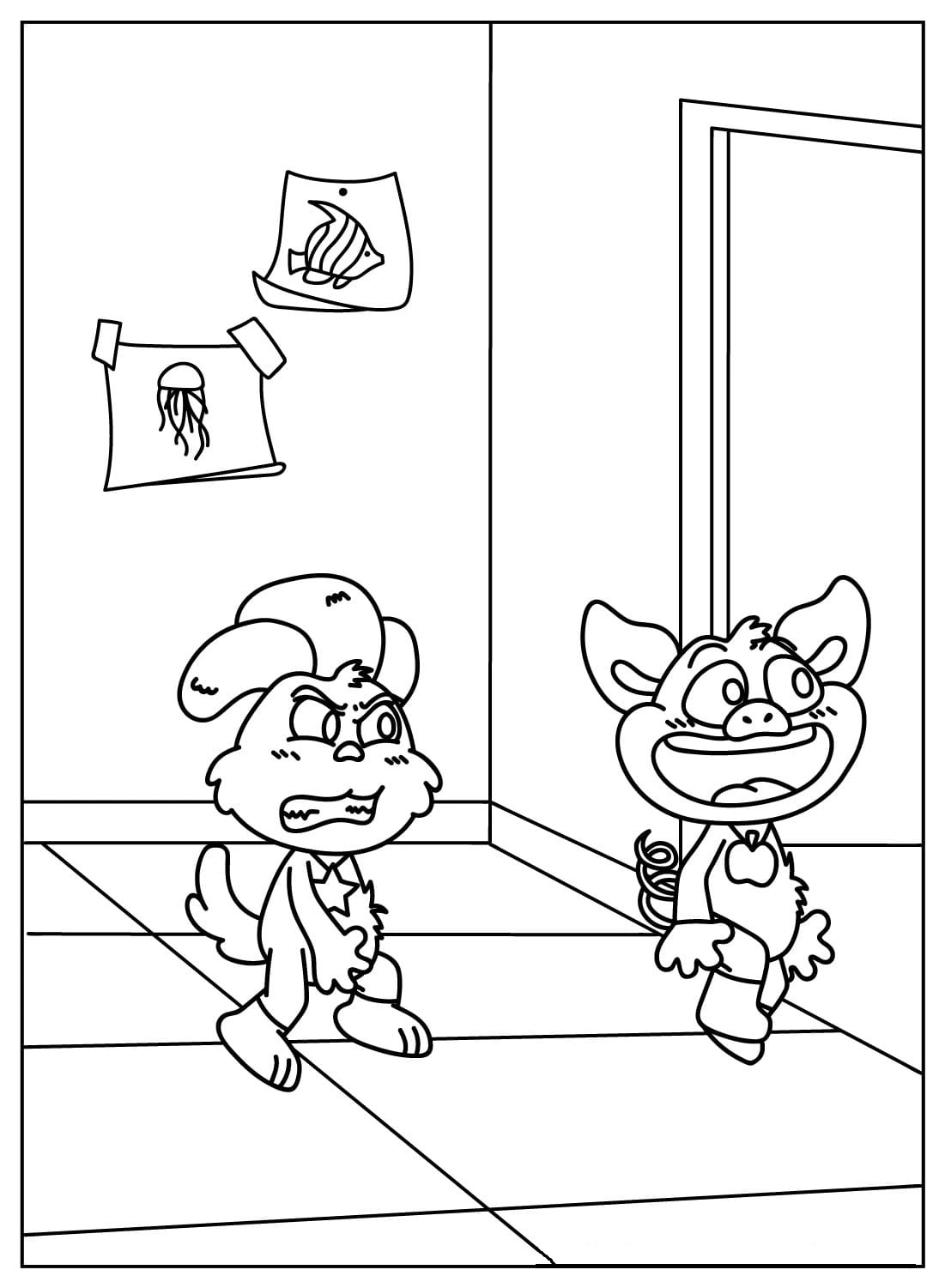 coloriage PickyPiggy  en ligne a colorier